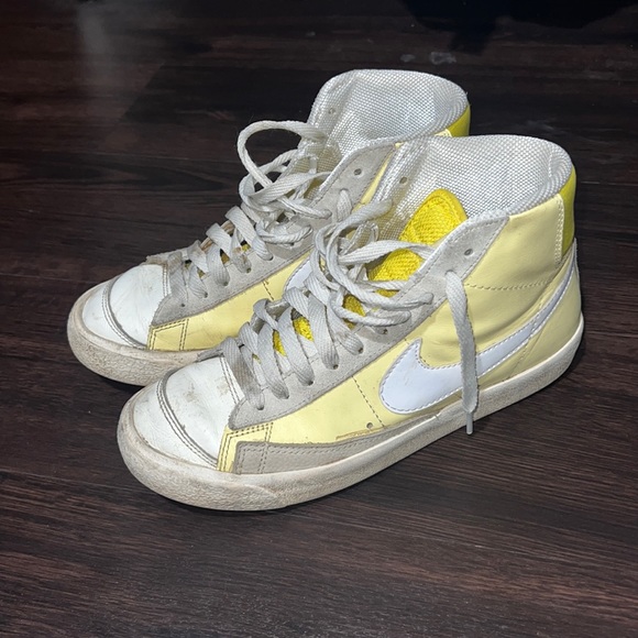 Nike Shoes - Yellow Nike Blazers